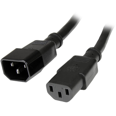 STARTECH .com power cable Black 0,9 m C13 coupler C14 coupler (PXT100143) - Cartouches Certifiees
