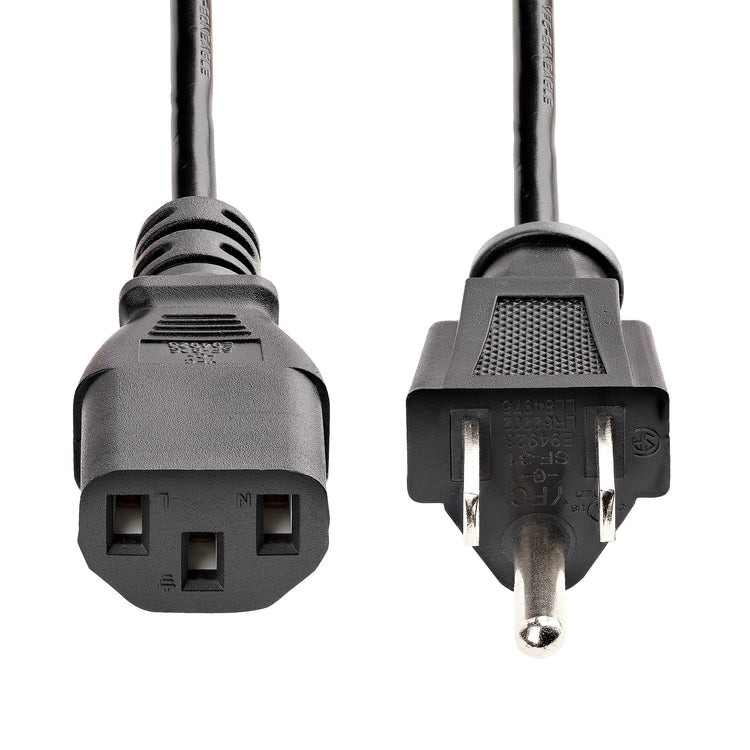 STARTECH .com power cable Black 0,9 m NEMA 5-15P C13 coupler (PXT101143) - Cartouches Certifiees