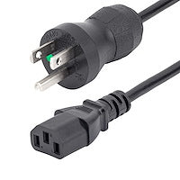 STARTECH .com power cable Black 0,9 m NEMA 5-15P C13 coupler (PXTMG1013) - Cartouches Certifiees