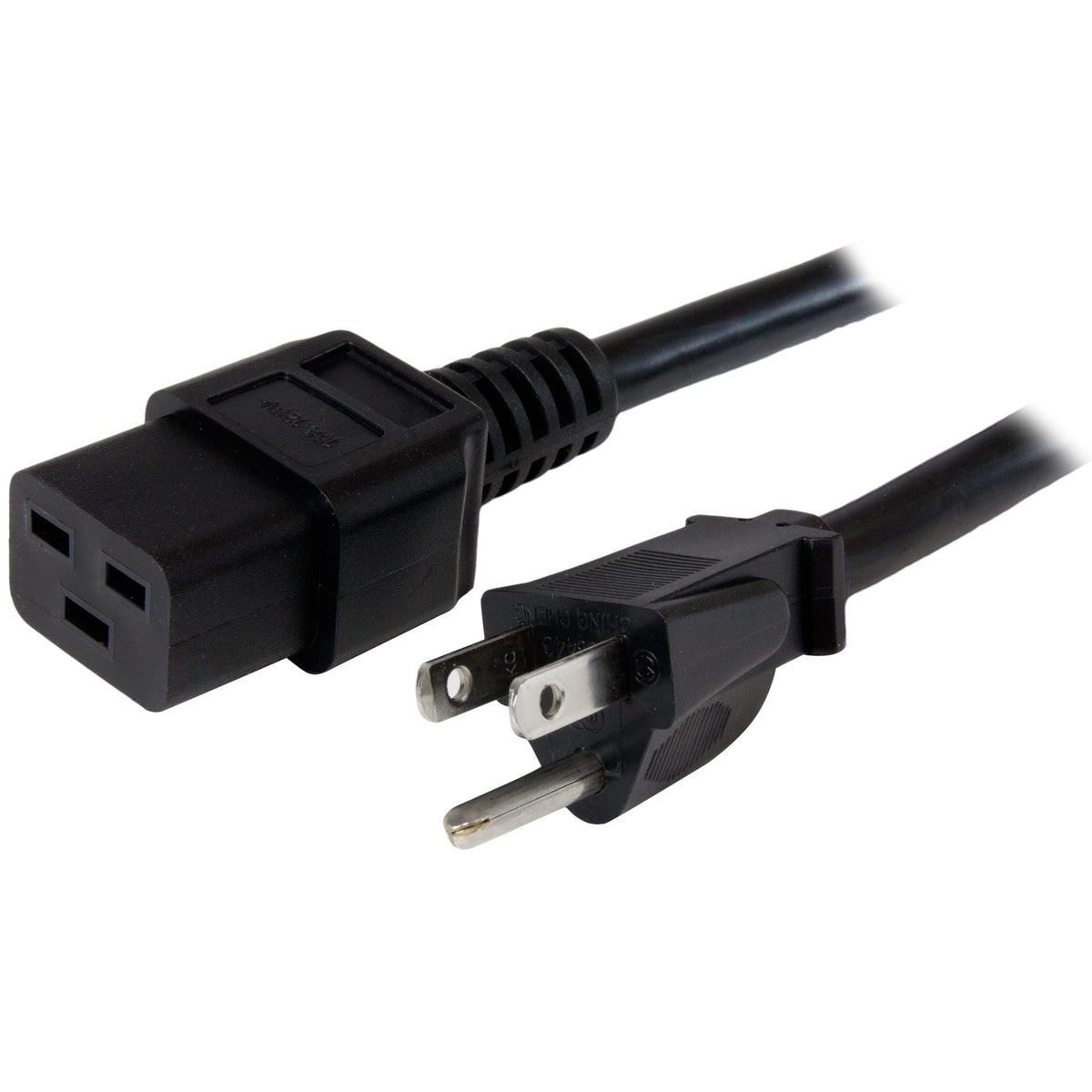 STARTECH .com power cable Black 1,8 m NEMA 5-15P C19 coupler (PXT515C19146) - Cartouches Certifiees