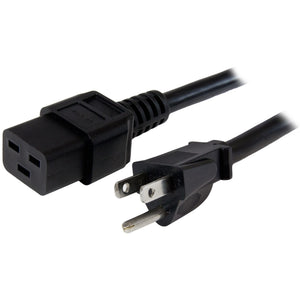 STARTECH .com power cable Black 1,8 m NEMA 5-15P C19 coupler (PXT515C19146) - Cartouches Certifiees