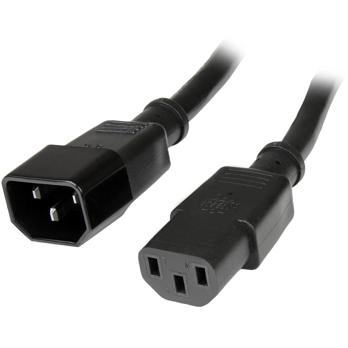 STARTECH .com power cable Black 1,83 m C13 coupler C14 coupler (PXT100146) - Cartouches Certifiees