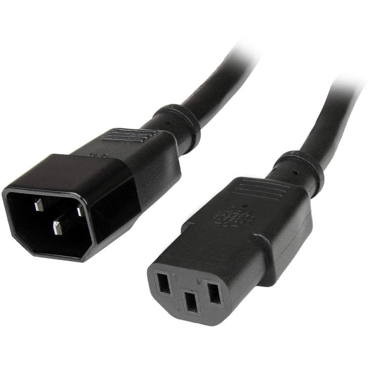 STARTECH .com power cable Black 1,83 m C13 coupler C14 coupler (PXT100146) - Cartouches Certifiees