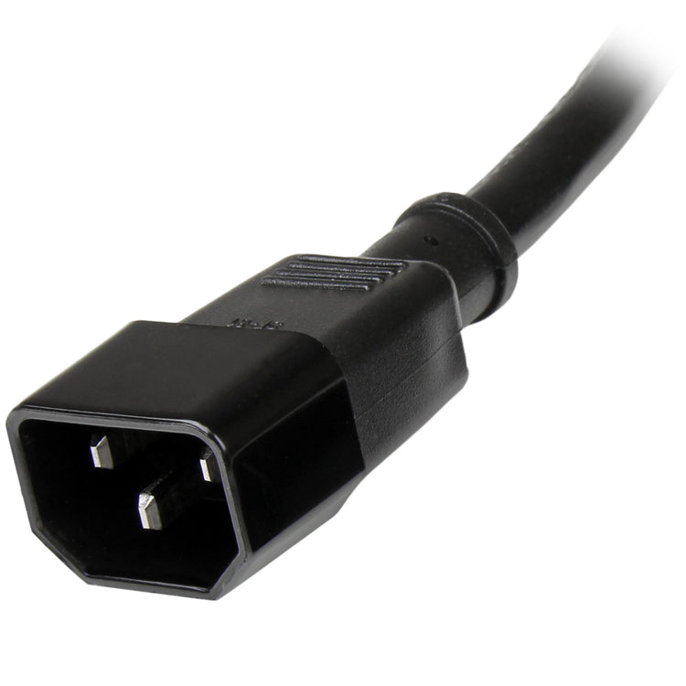 STARTECH .com power cable Black 1,83 m C13 coupler C14 coupler (PXT100146) - Cartouches Certifiees