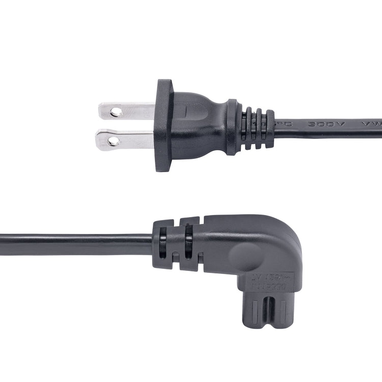 STARTECH .com power cable Black 1 m NEMA 1-15P C7 coupler (PXT101NB-STRA-3F) - Cartouches Certifiees