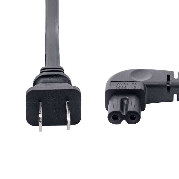 STARTECH .com power cable Black 1 m NEMA 1-15P C7 coupler (PXT101NB-STRA-3F) - Cartouches Certifiees
