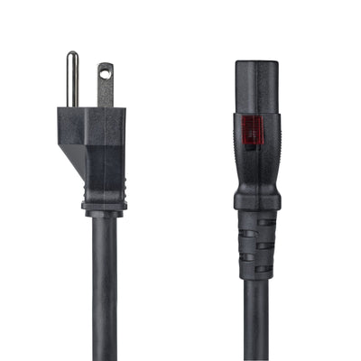 STARTECH .com power cable Black 2 m NEMA 5-15P C13 coupler (6FT-LC15A-POWERCORD) - Cartouches Certifiees