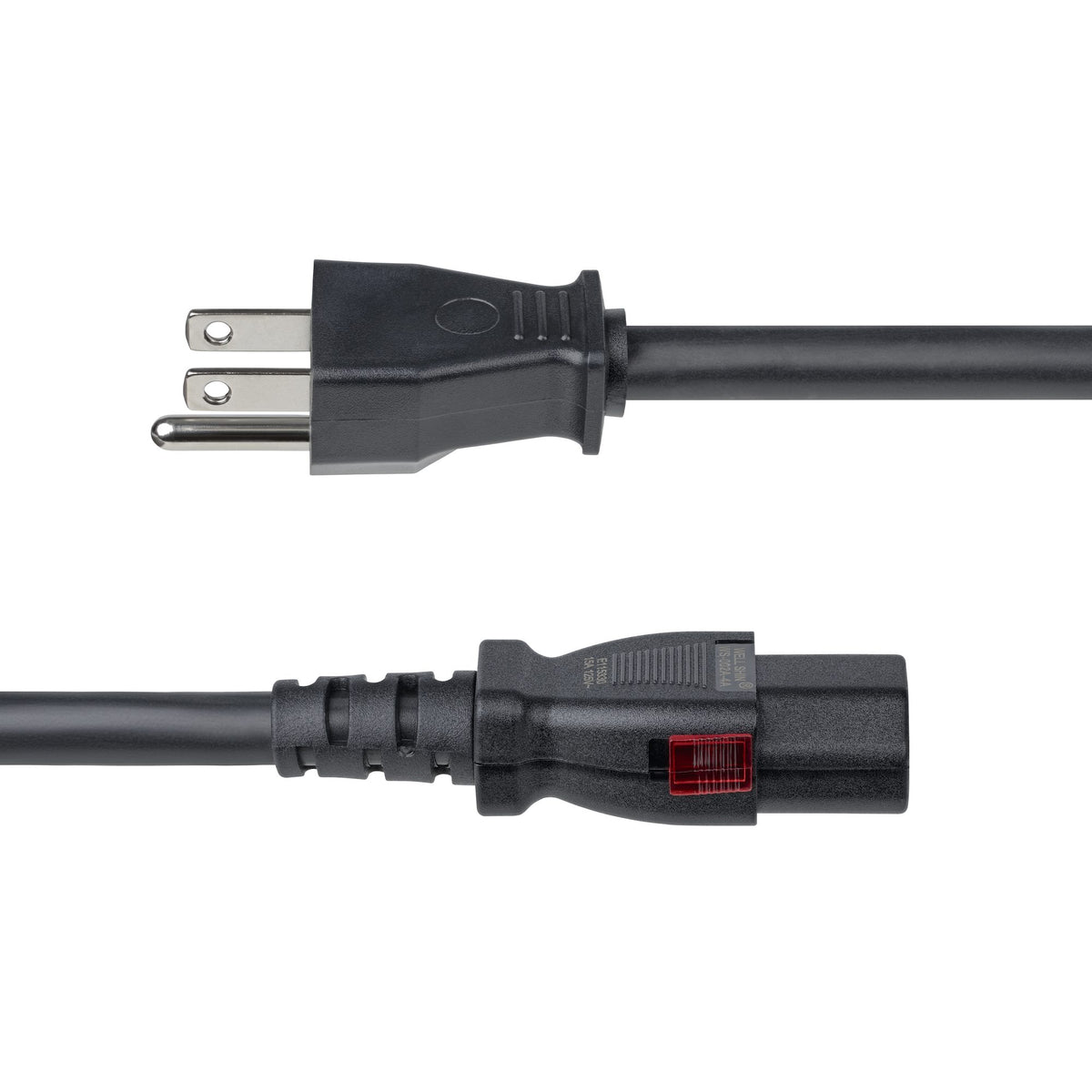 STARTECH .com power cable Black 2 m NEMA 5-15P C13 coupler (6FT-LC15A-POWERCORD) - Cartouches Certifiees