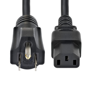 STARTECH .com power cable Black 3,1 m NEMA 5-15P C13 coupler (10FT-LC10A-POWERCORD) - Cartouches Certifiees