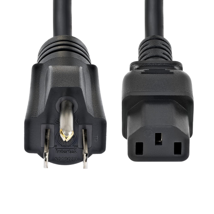 STARTECH .com power cable Black 3,1 m NEMA 5-15P C13 coupler (10FT-LC10A-POWERCORD) - Cartouches Certifiees