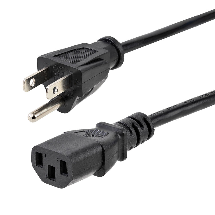 STARTECH .com power cable Black 6,1 m NEMA 5-15P C13 coupler (PXT10120) - Cartouches Certifiees