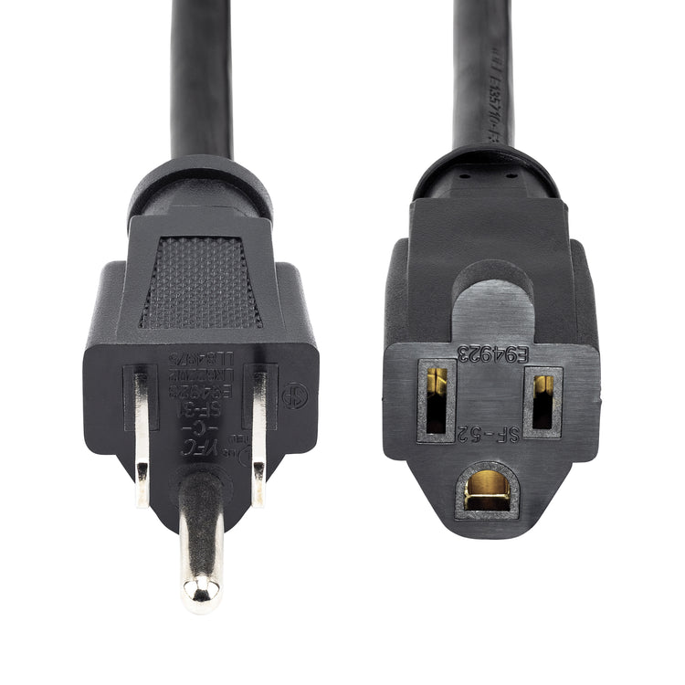STARTECH .com power cable Black 6,1 m NEMA 5-15P NEMA 5-15R (PAC10120) - Cartouches Certifiees