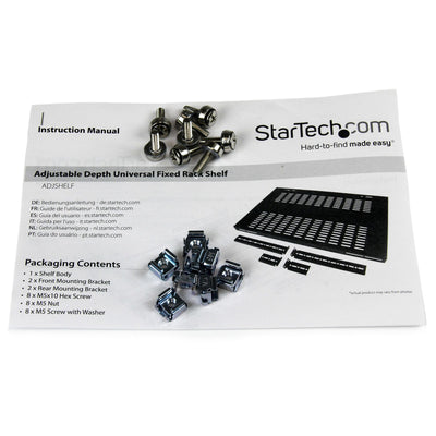STARTECH .com rack accessory Adjustable shelf (ADJSHELF) - Cartouches Certifiees