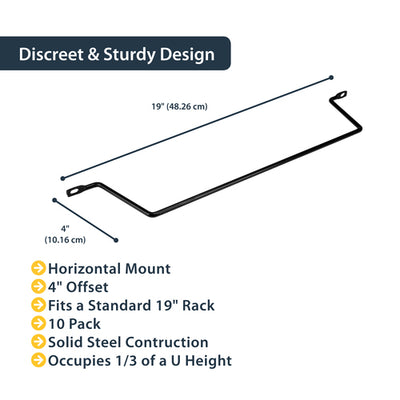 STARTECH .com rack accessory Cable lacing bar (CMLB104) - Cartouches Certifiees