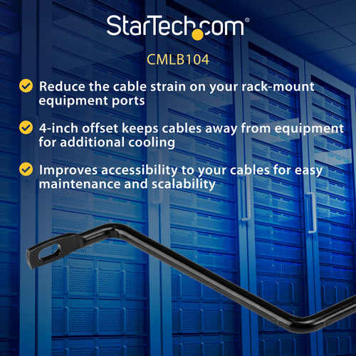 STARTECH .com rack accessory Cable lacing bar (CMLB104) - Cartouches Certifiees