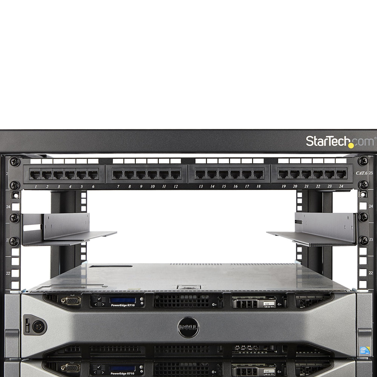 STARTECH .com rack accessory Rack rail (UNIRAILS1UB) - Cartouches Certifiees