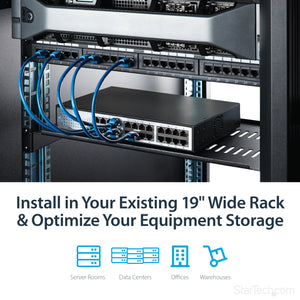 STARTECH .com rack accessory Rack shelf (CABSHELFV1U) - Cartouches Certifiees
