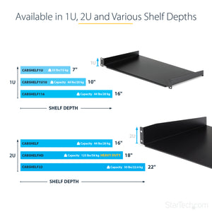 STARTECH .com rack accessory Shelf (CABSHELF) - Cartouches Certifiees