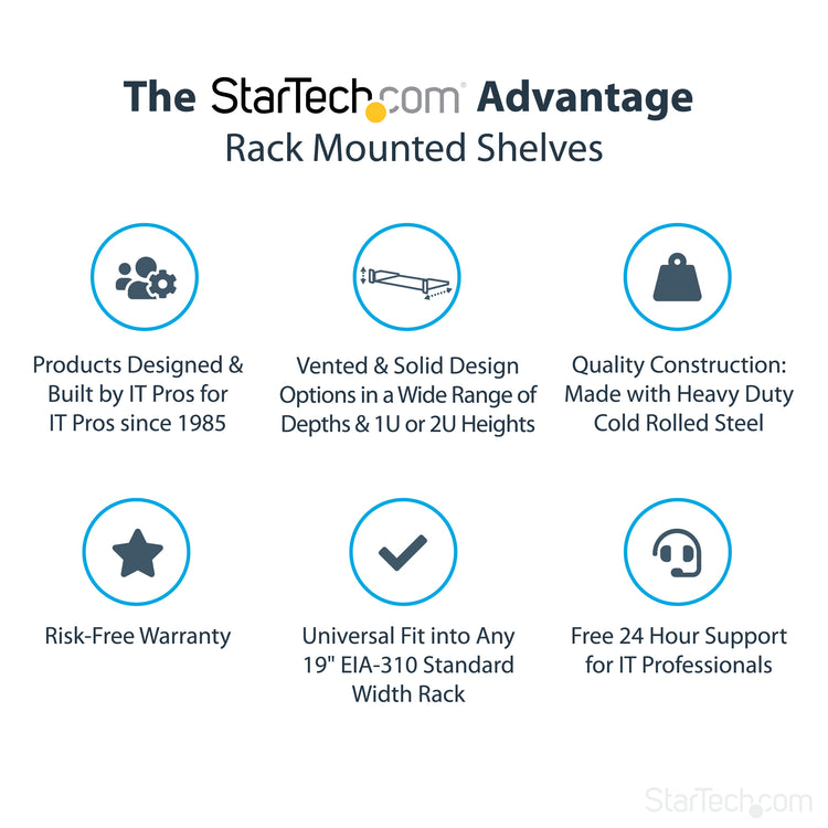 STARTECH .com rack accessory Shelf (CABSHELF) - Cartouches Certifiees