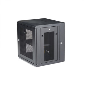 STARTECH .com rack cabinet 12U Wall mounted rack Black (RK12WALHM) - Cartouches Certifiees