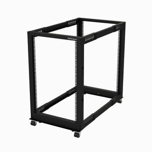 STARTECH .com rack cabinet 18U Freestanding rack Black (4POSTRACK18U) - Cartouches Certifiees