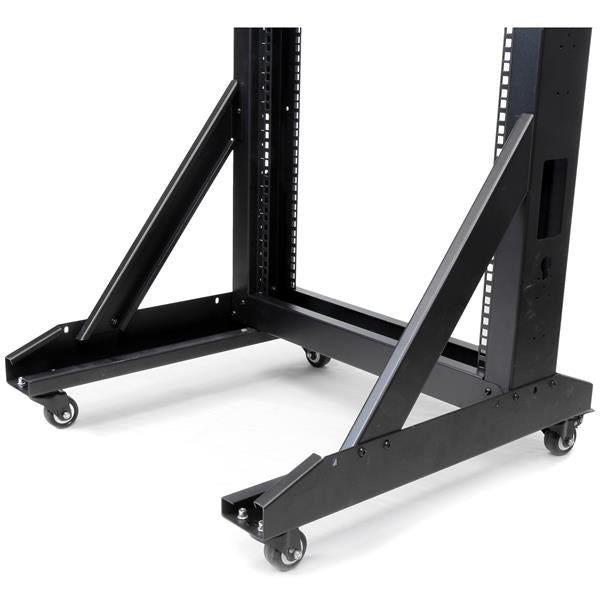 STARTECH .com rack cabinet 42U Freestanding rack Black (2POSTRACK42) - Cartouches Certifiees