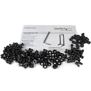 STARTECH .com rack cabinet 42U Freestanding rack Black (2POSTRACK42) - Cartouches Certifiees