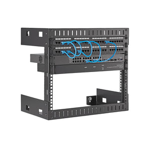 STARTECH .com rack cabinet 8U Wall mounted rack Black (RK812WALLO) - Cartouches Certifiees