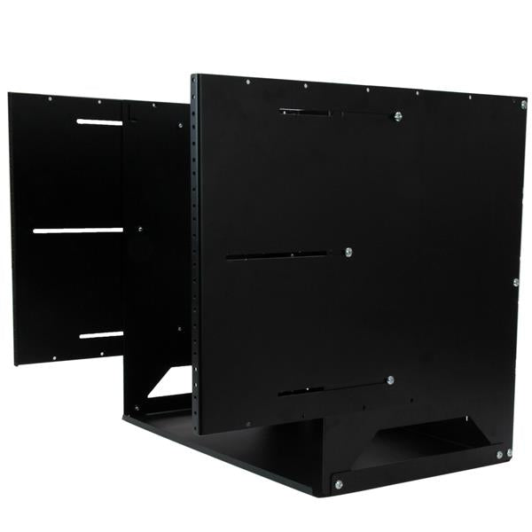 STARTECH .com rack cabinet 8U Wall mounted rack Black (WALLSHELF8U) - Cartouches Certifiees