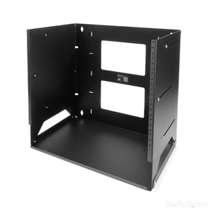 STARTECH .com rack cabinet 8U Wall mounted rack Black (WALLSHELF8U) - Cartouches Certifiees