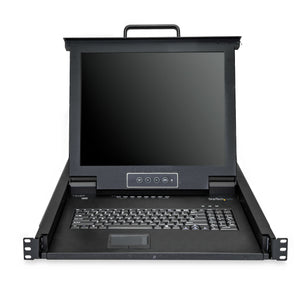 STARTECH .com rack console 43,2 cm (17") 1280 x 1024 pixels Steel Black 1U (RKCONS1708K) - Cartouches Certifiees