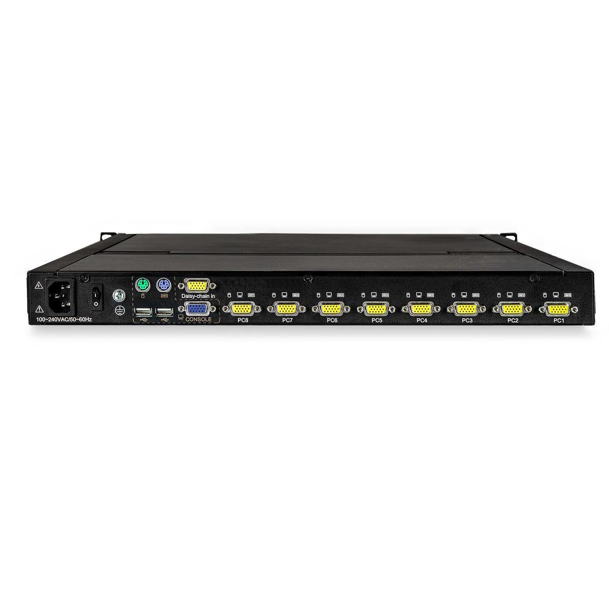 STARTECH .com rack console 43,2 cm (17") 1280 x 1024 pixels Steel Black 1U (RKCONS1708K) - Cartouches Certifiees
