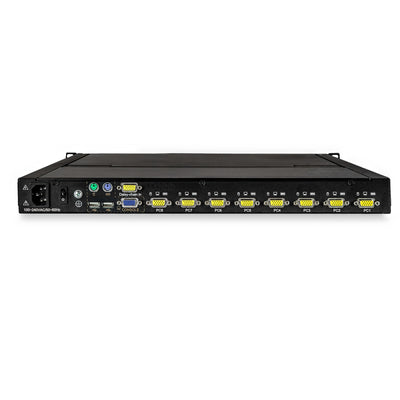 STARTECH .com rack console 43,2 cm (17") 1280 x 1024 pixels Steel Black 1U (RKCONS1708K) - Cartouches Certifiees