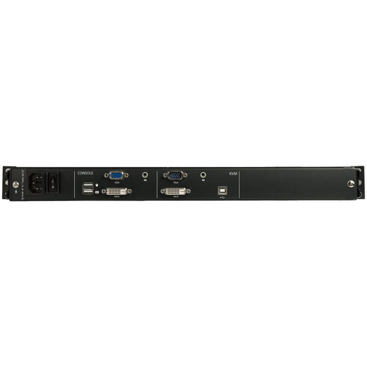 STARTECH .com rack console 43,9 cm (17.3") 1920 x 1080 pixels Steel Black 1U (RKCOND17HD) - Cartouches Certifiees