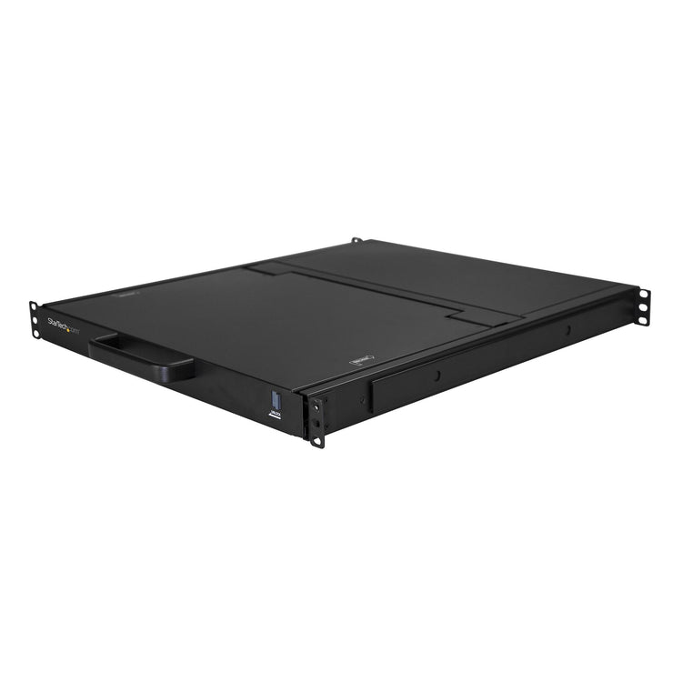 STARTECH .com rack console 43,9 cm (17.3") 1920 x 1080 pixels Steel Black 1U (RKCONS17HD) - Cartouches Certifiees