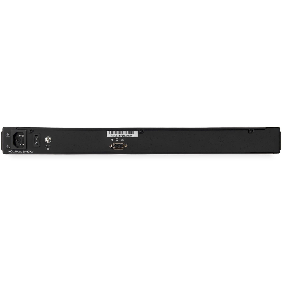 STARTECH .com rack console 43,9 cm (17.3") 1920 x 1080 pixels Steel Black 1U (RKCONS17HD) - Cartouches Certifiees