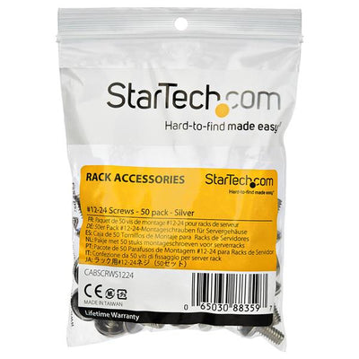 STARTECH .com screw/bolt 16,5 mm 50 pc(s) (CABSCRWS1224) - Cartouches Certifiees