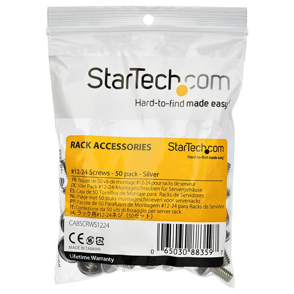 STARTECH .com screw/bolt 16,5 mm 50 pc(s) (CABSCRWS1224) - Cartouches Certifiees