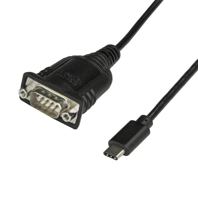 STARTECH .com serial cable Black 0,4 m USB C DB-9 (ICUSB232C) - Cartouches Certifiees