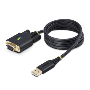 STARTECH .com serial cable Black 1 m USB Type-A DB-9 (1P3FFCNB-USB-SERIAL) - Cartouches Certifiees