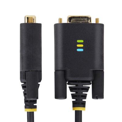 STARTECH .com serial cable Black 1 m USB Type-A DB-9 (1P3FFCNB-USB-SERIAL) - Cartouches Certifiees