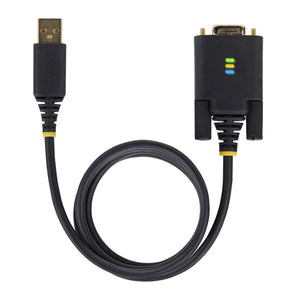 STARTECH .com serial cable Black 1 m USB Type-A DB-9 (1P3FFCNB-USB-SERIAL) - Cartouches Certifiees