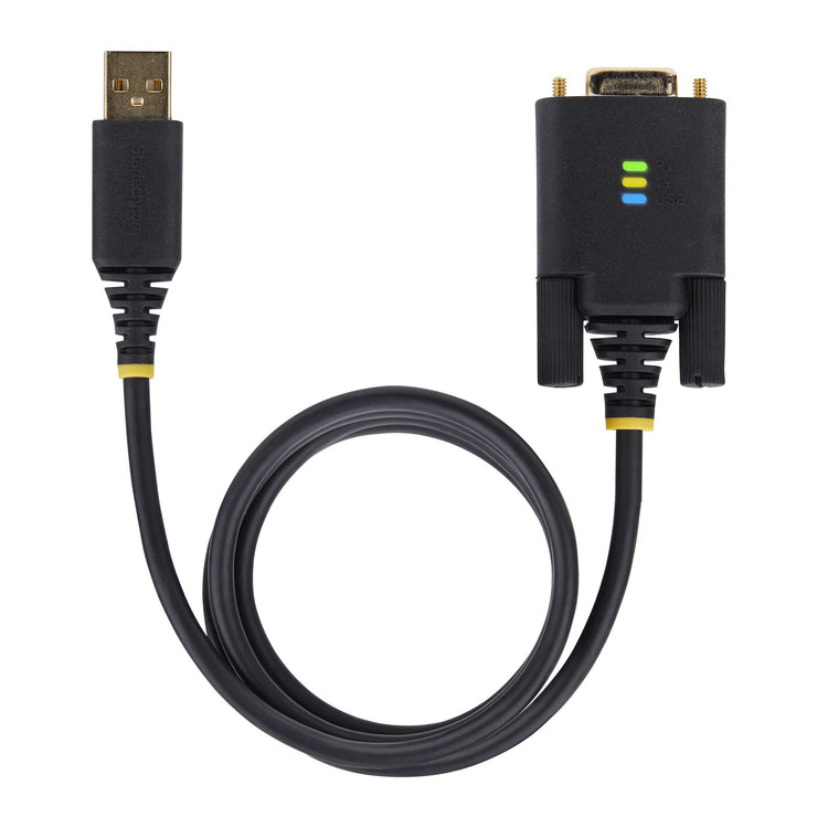STARTECH .com serial cable Black 1 m USB Type-A DB-9 (1P3FFCNB-USB-SERIAL) - Cartouches Certifiees
