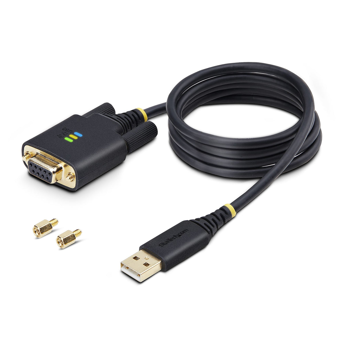 STARTECH .com serial cable Black 1 m USB Type-A DB-9 (1P3FFCNB-USB-SERIAL) - Cartouches Certifiees