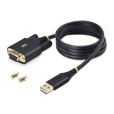STARTECH .com serial cable Black 1 m USB Type-A DB-9 (1P3FFCNB-USB-SERIAL) - Cartouches Certifiees