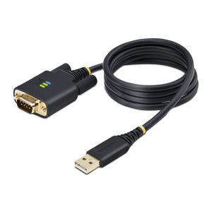 STARTECH .com serial cable Black 1 m USB Type-A RS-232 (1P3FFCB-USB-SERIAL) - Cartouches Certifiees