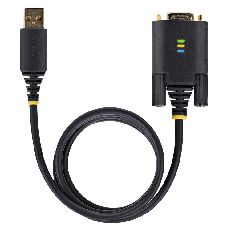 STARTECH .com serial cable Black 1 m USB Type-A RS-232 (1P3FFCB-USB-SERIAL) - Cartouches Certifiees