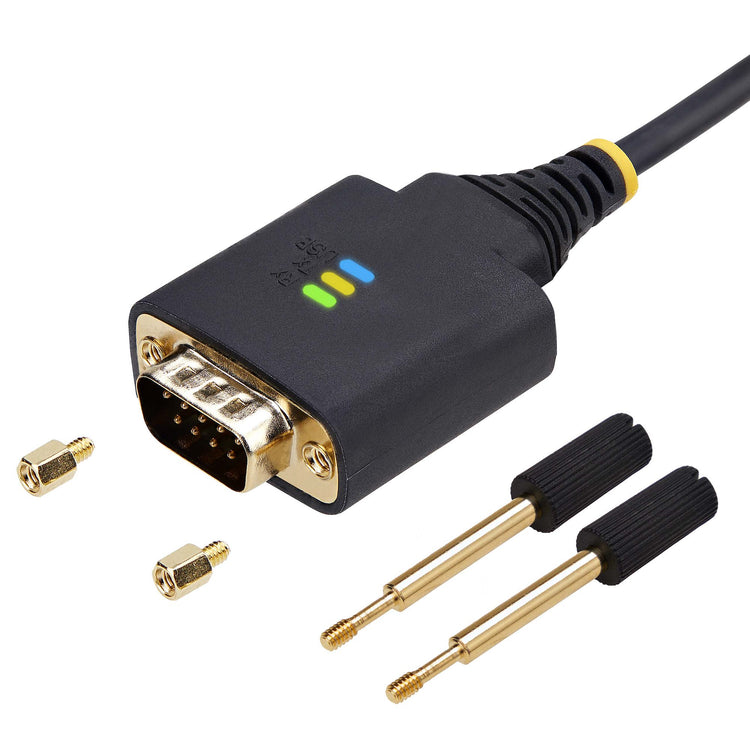 STARTECH .com serial cable Black 2 m USB Type-A DB-9 (1P6FFC-USB-SERIAL) - Cartouches Certifiees