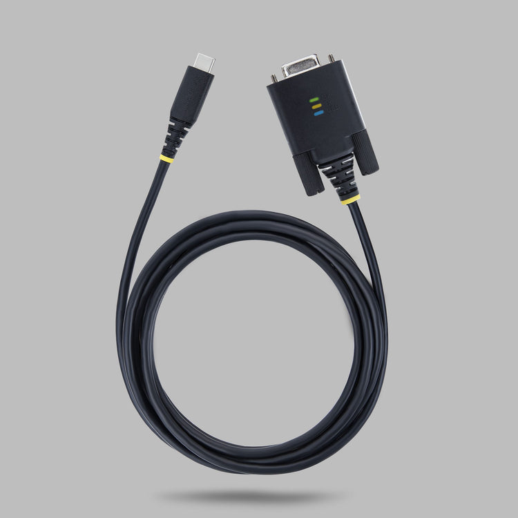 STARTECH .com serial cable Black 2 m USB Type-C RS-232 (1P6FFCN-USB-C-SERIAL) - Cartouches Certifiees
