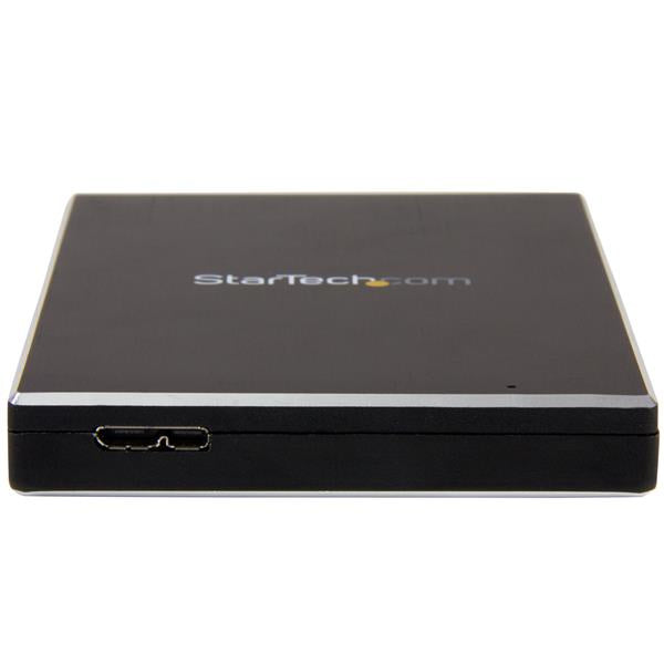 STARTECH .com storage drive enclosure HDD/SSD enclosure Black 2.5" (S251BMU313) - Cartouches Certifiees